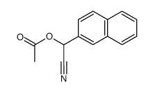 α-acetoxy-2-naphthylacetonitrile Structure