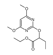 ethyl 2-(4,6-dimethoxypyrimidin-2-yl)oxybutanoate Structure