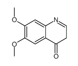 6,7-二甲氧基喹啉-4(1H)-酮结构式