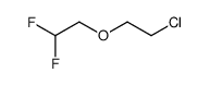2-(2-chloroethoxy)-1,1-difluoroethane Structure