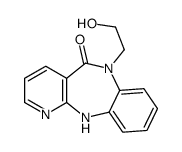 6-(2-hydroxyethyl)-11H-pyrido[3,2-c][1,5]benzodiazepin-5-one Structure