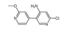 6-chloro-2'-methoxy-3,4'-bipyridin-4-amine Structure