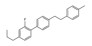 2-fluoro-1-[4-[2-(4-methylphenyl)ethyl]phenyl]-4-propylbenzene Structure