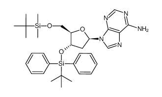 5'-O-TBDMS-3'-O-TBDPS-2'-deoxyadenosine Structure