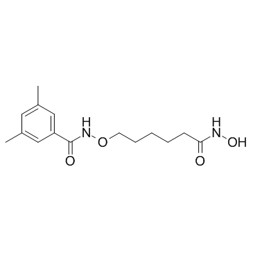 N-[[6-(羟基氨基)-6-氧代己基]氧基]-3,5-二甲基-苯甲酰胺结构式