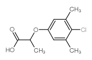 2-(4-氯-3,5-二甲基苯氧基)丙酸结构式