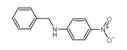 N-苯甲基-4-硝基苯胺结构式