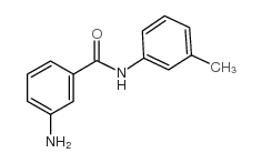 3-氨基-n-(3-甲基苯基)苯甲酰胺结构式