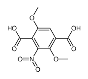 1,4-dimethoxy-2-nitrobenzene-3,6-dicarboxylic acid Structure