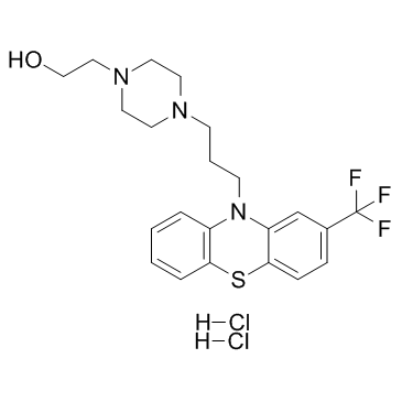 氟非那嗪盐酸盐结构式