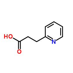 3-(2-吡啶基)丙酸结构式