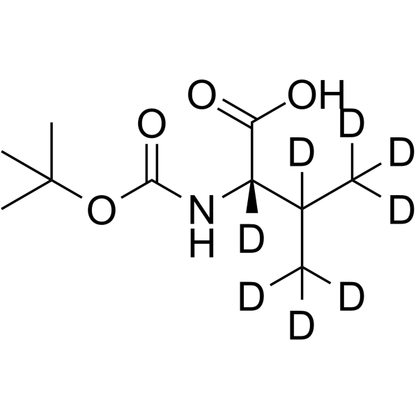 BOC-L-缬氨酸-D8结构式