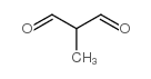Propanedial, 2-methyl- Structure
