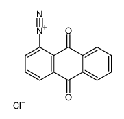 9,10-dioxoanthracene-1-diazonium,chloride结构式