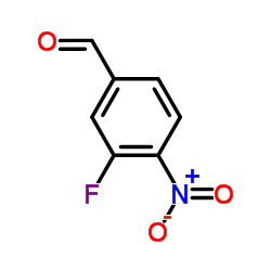 3-Fluoro-4-nitrobenzaldehyde Structure