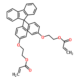 9,9-Bis[4-(2-acryloyloxyethyloxy)phenyl]fluorene Structure