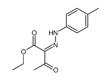 ethyl 2-[(4-methylphenyl)hydrazinylidene]-3-oxobutanoate Structure