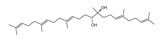 (10S,11R)-10,11-dihydroxy-10,11-dihydrosqualene Structure