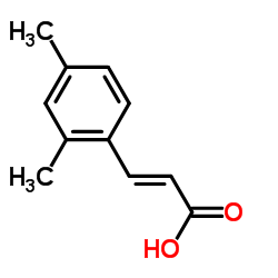 (2E)-3-(2,4-Dimethylphenyl)acrylic acid structure