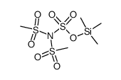 trimethylsilyl N,N-dimesylamidosulfonate structure