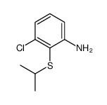 3-氯-2-(异丙基硫代)苯胺结构式