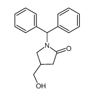 1-benzhydryl-4-(hydroxymethyl)pyrrolidin-2-one结构式