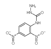Hydrazinecarboxamide,N-(2,4-dinitrophenyl)- Structure