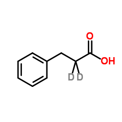 3-苯丙酸-D2结构式