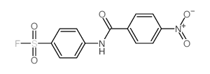 Benzenesulfonyl fluoride, 4-[(4-nitrobenzoyl)amino]- Structure