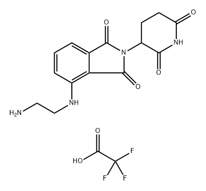 沙利度胺-NH-C2-NH2三氟醋酸盐结构式