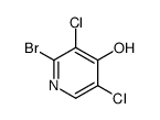 2-bromo-3,5-dichloro-1H-pyridin-4-one结构式