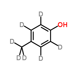 4-(2H3)Methyl(2H4)phenol Structure