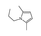 2,5-二甲基-1-丙基-1H-吡咯结构式