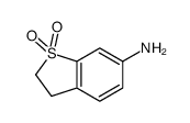 6-氨基-2,3-二氢苯并[b]噻吩 1,1-二氧化物结构式