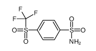 4-(trifluoromethylsulfonyl)benzenesulfonamide结构式