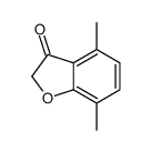 4,7-二甲基-1-苯并呋喃-3-酮结构式