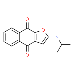 Naphtho[2,3-b]furan-4,9-dione,2-[(1-methylethyl)amino]- Structure