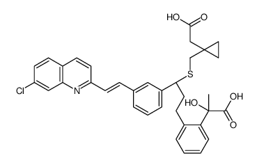 Montelukast Dicarboxylic Acid(Mixture of DiastereoMers)结构式