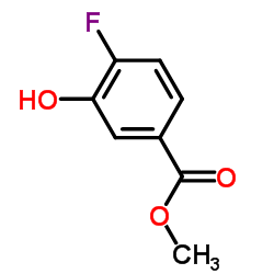 4-氟-3-羟基苯甲酸甲酯结构式