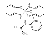 N-[2-(2,2'-spirobi[3H-1,3,2λ5-benzoxazaphosphole]-2-yloxy)phenyl]acetamide Structure