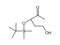 (3S)-3-[tert-butyl(dimethyl)silyl]oxy-5-hydroxypentan-2-one Structure