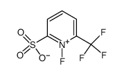 N-fluoro-6-(trifluoromethyl)pyridinium-2-sulfonate Structure