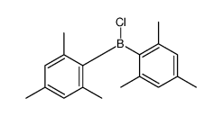 chloro-bis(2,4,6-trimethylphenyl)borane结构式