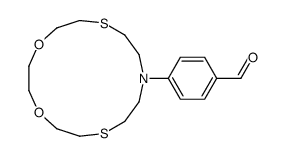 4-(1,4-dioxa-7,13-dithia-10-azacyclopentadec-10-yl)benzaldehyde Structure