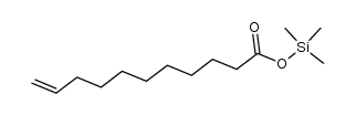 Trimethylsilyl-10-undecenoate Structure