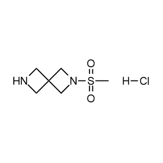 2-(甲基磺酰基)-2,6-二氮杂螺[3.3]盐酸庚烷结构式