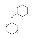 cyclohexyloxy-[1,4]dioxane Structure