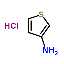 3-Thiophenamine hydrochloride (1:1) structure