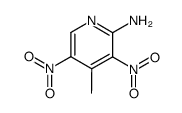 2-amino-4-methyl-3,5-dinitro-pyridine structure