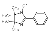 2-phenyl 4,4,5,5-tetramethylimidazoline-1-oxyl结构式